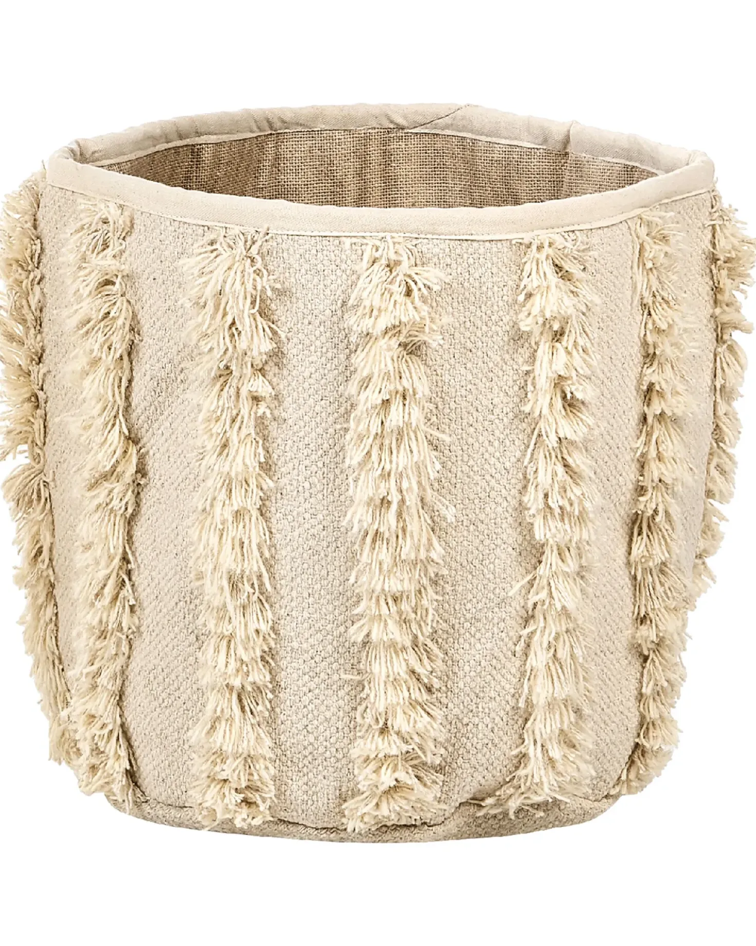 Set di 2 cestini KAKKI Cotone Beige