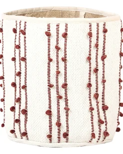 Set di 2 cestini KHEL Cotone Beige