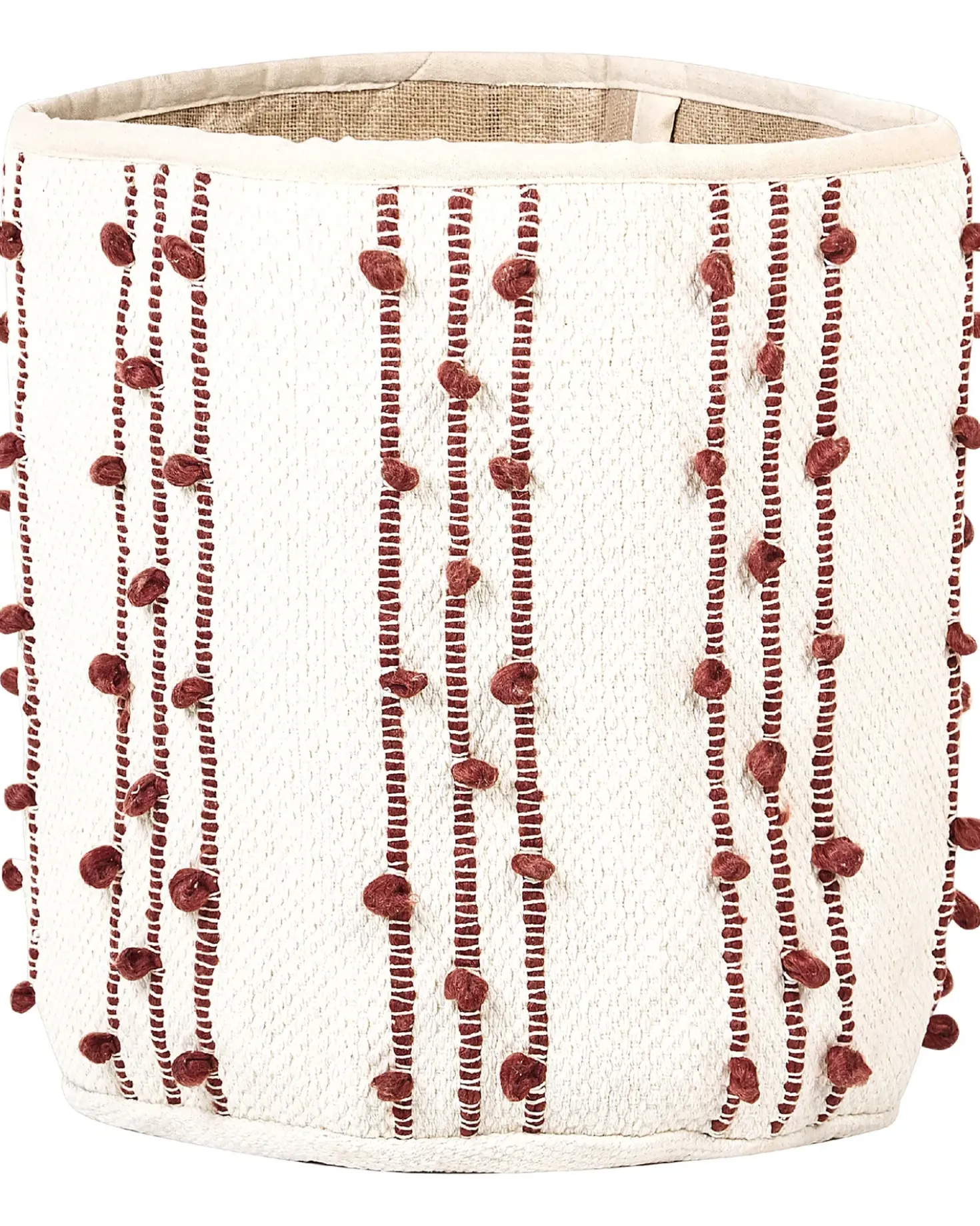 Set di 2 cestini KHEL Cotone Beige