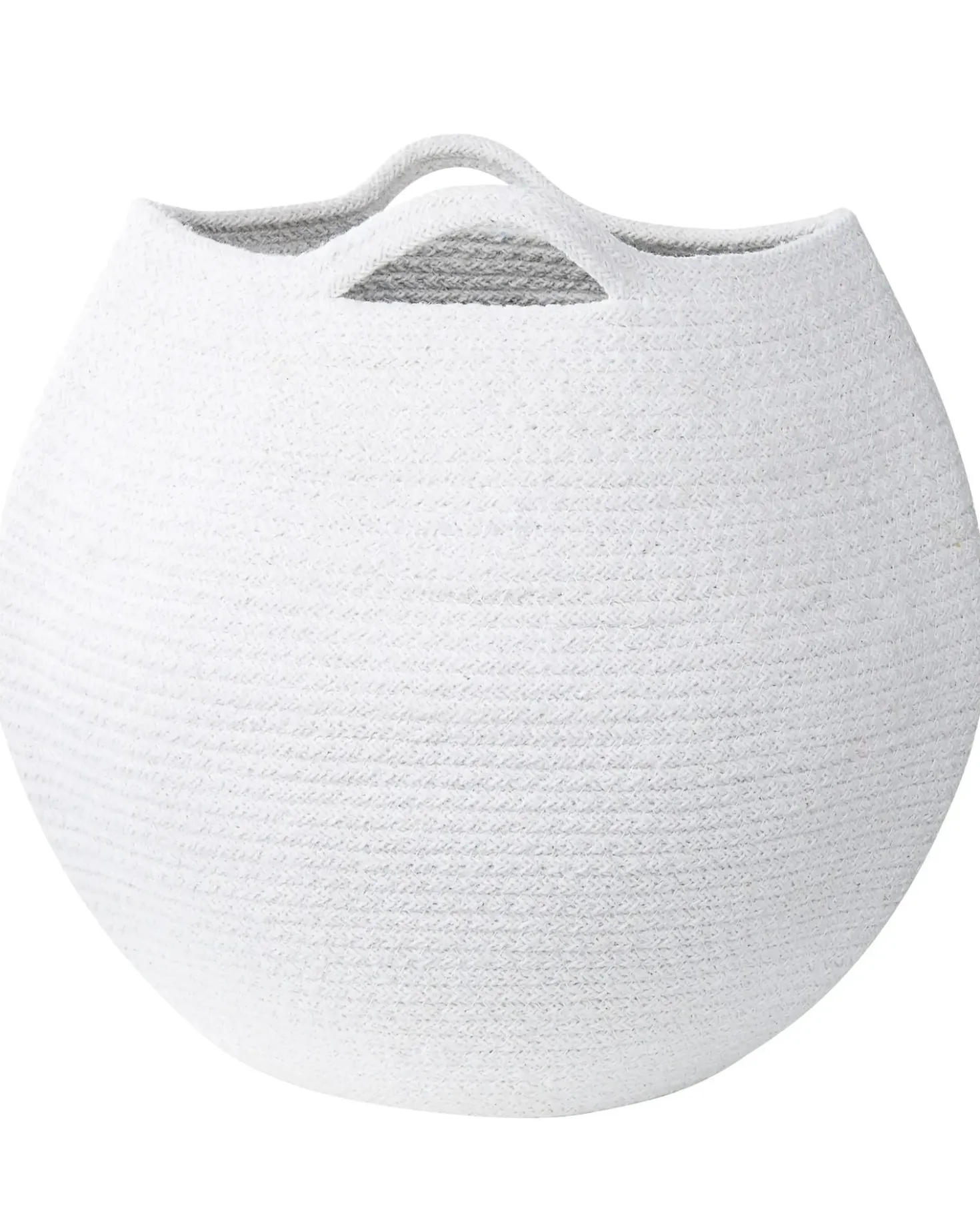 Set di 2 cestini PANJGUR Cotone Bianco