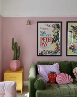 Set di 2 cestini PANJGUR Cotone Rosa