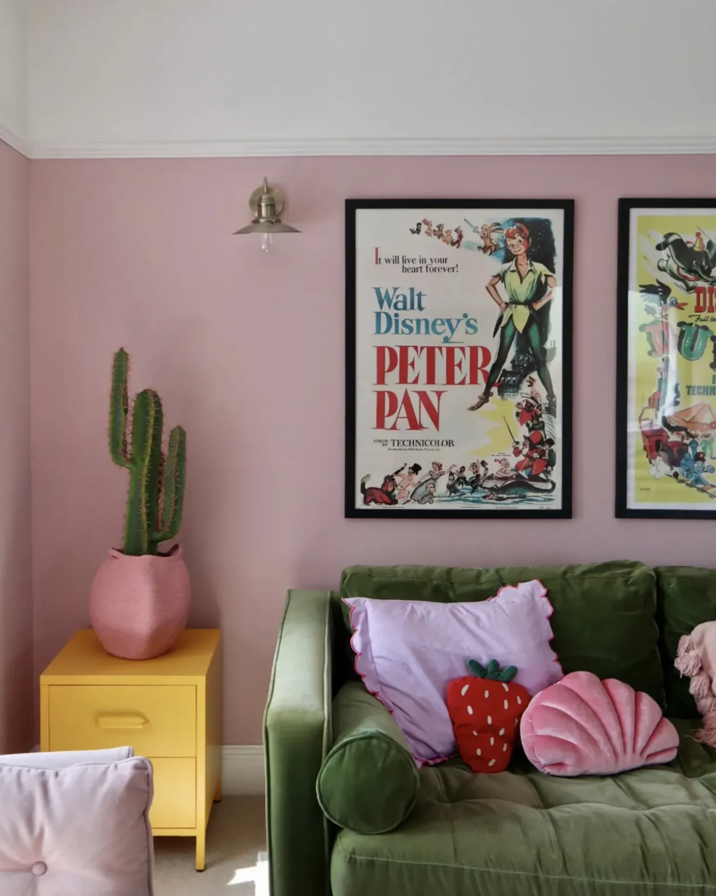 Set di 2 cestini PANJGUR Cotone Rosa