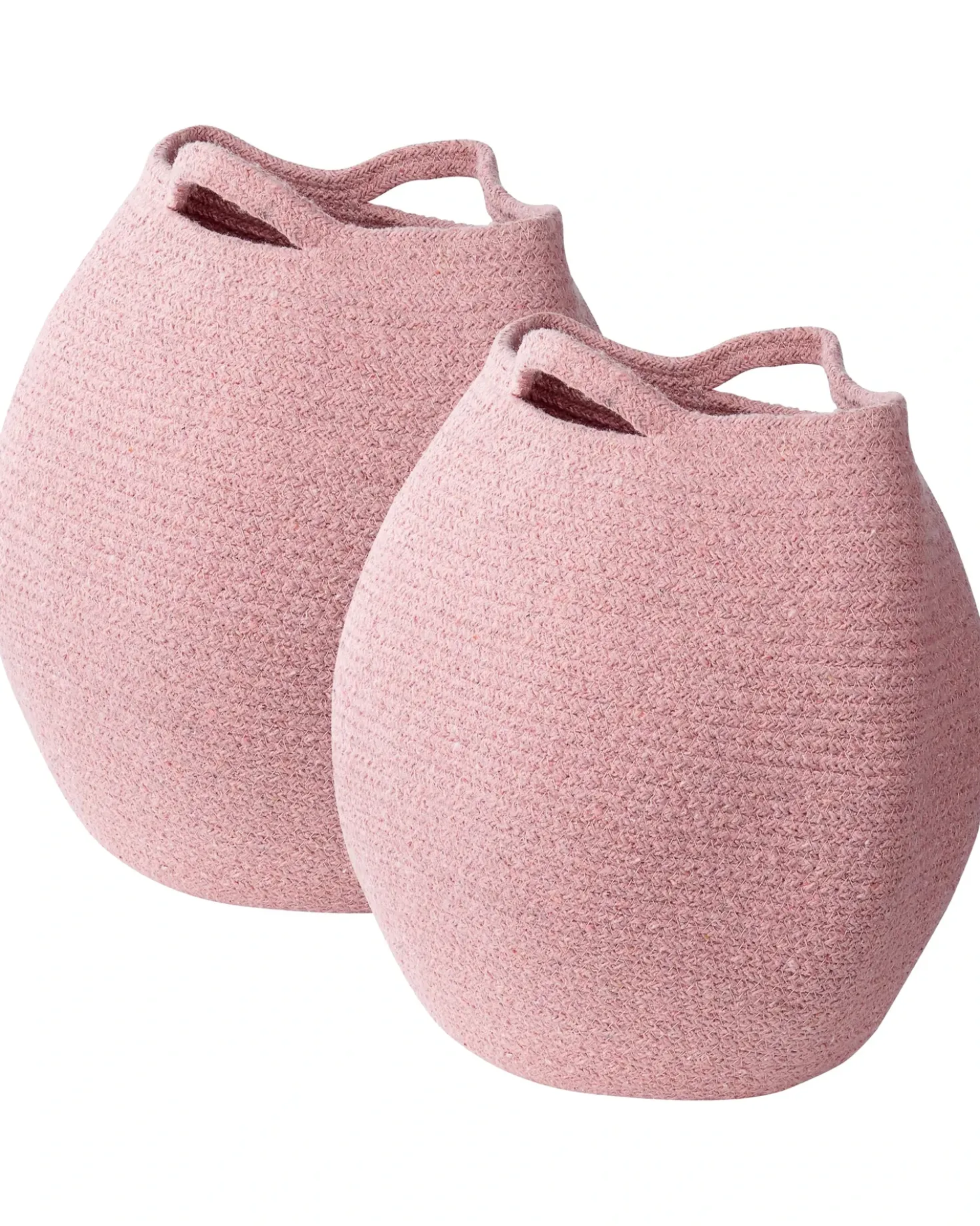 Set di 2 cestini PANJGUR Cotone Rosa