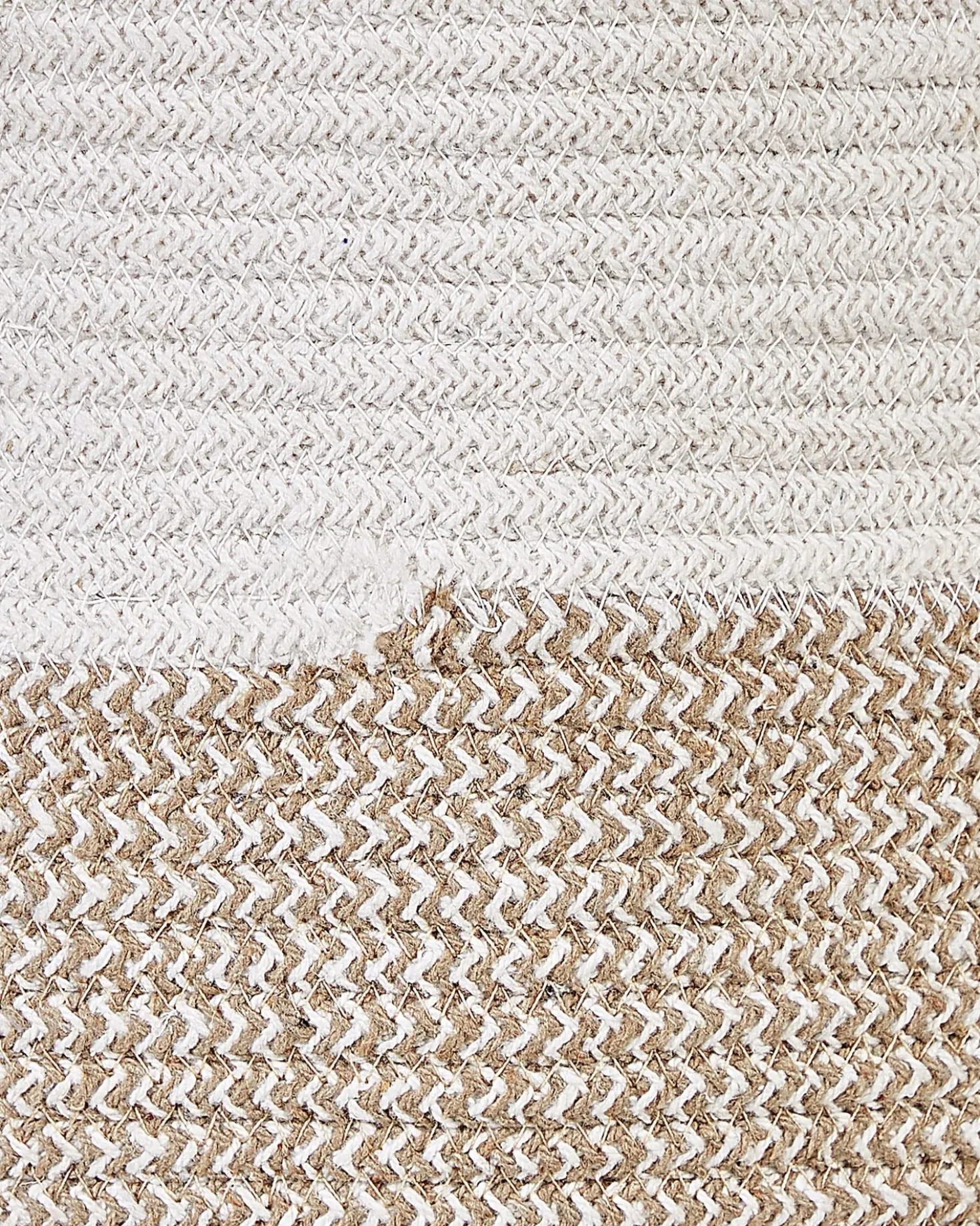 Set di 2 cestini PAZHA Cotone Beige
