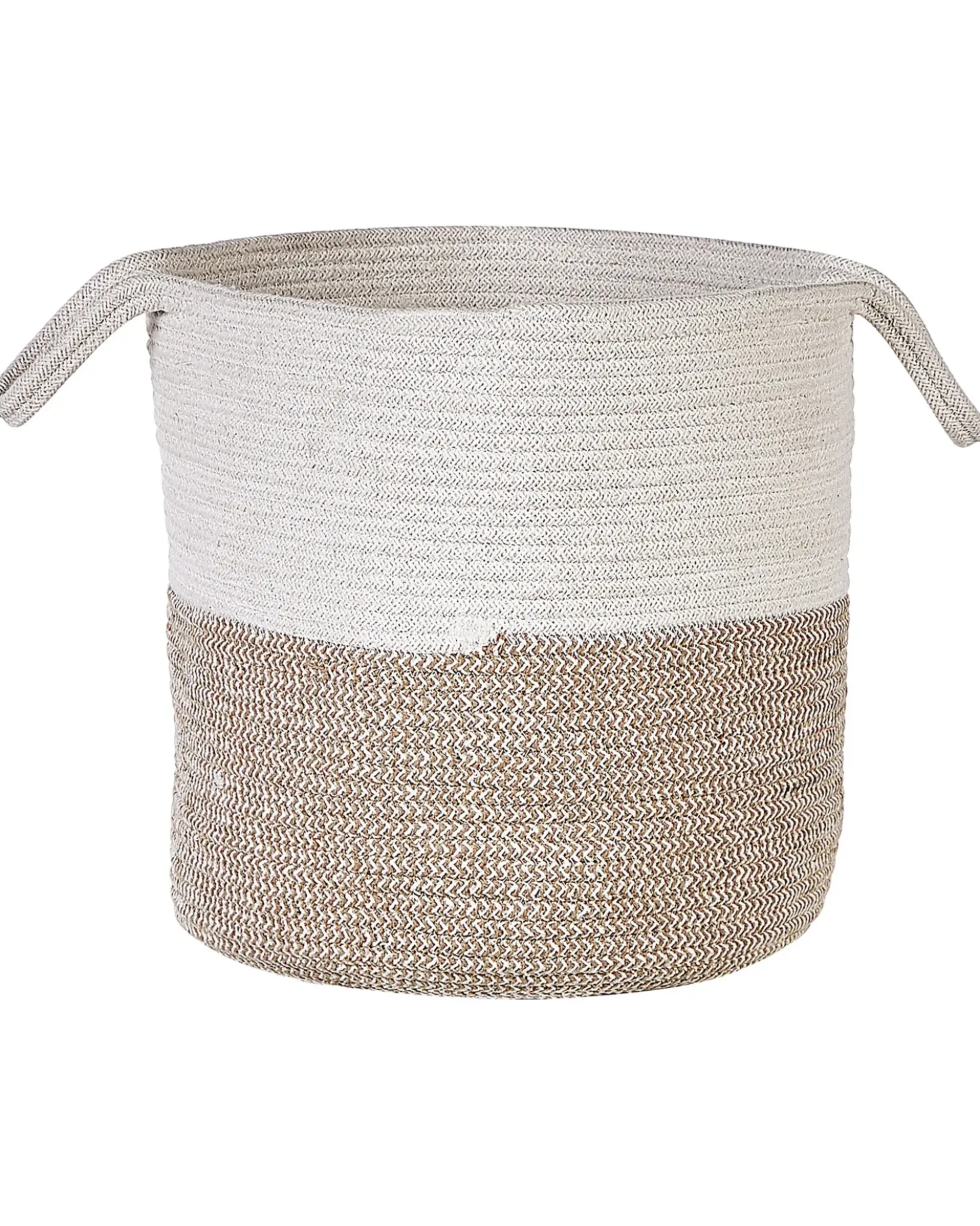 Set di 2 cestini PAZHA Cotone Beige