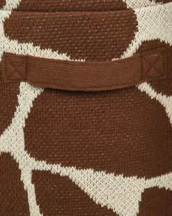 Set di 2 cestini per bambini Giraffa POMANG Cotone Marrone