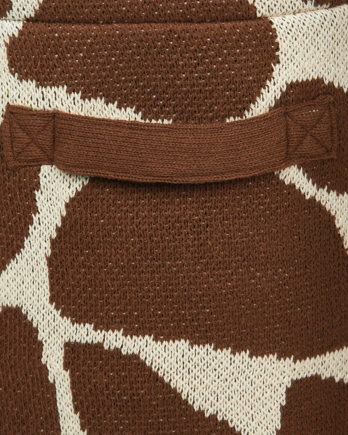 Set di 2 cestini per bambini Giraffa POMANG Cotone Marrone