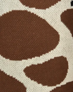 Set di 2 cestini per bambini Giraffa POMANG Cotone Marrone
