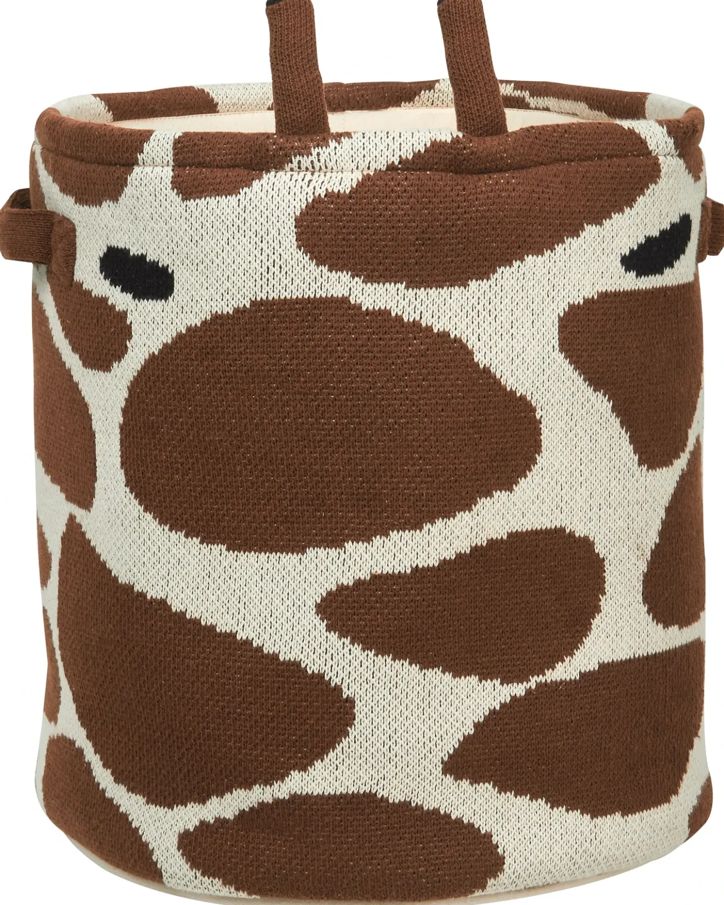 Set di 2 cestini per bambini Giraffa POMANG Cotone Marrone