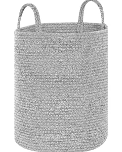Set di 2 cestini SARYK Cotone Grigio