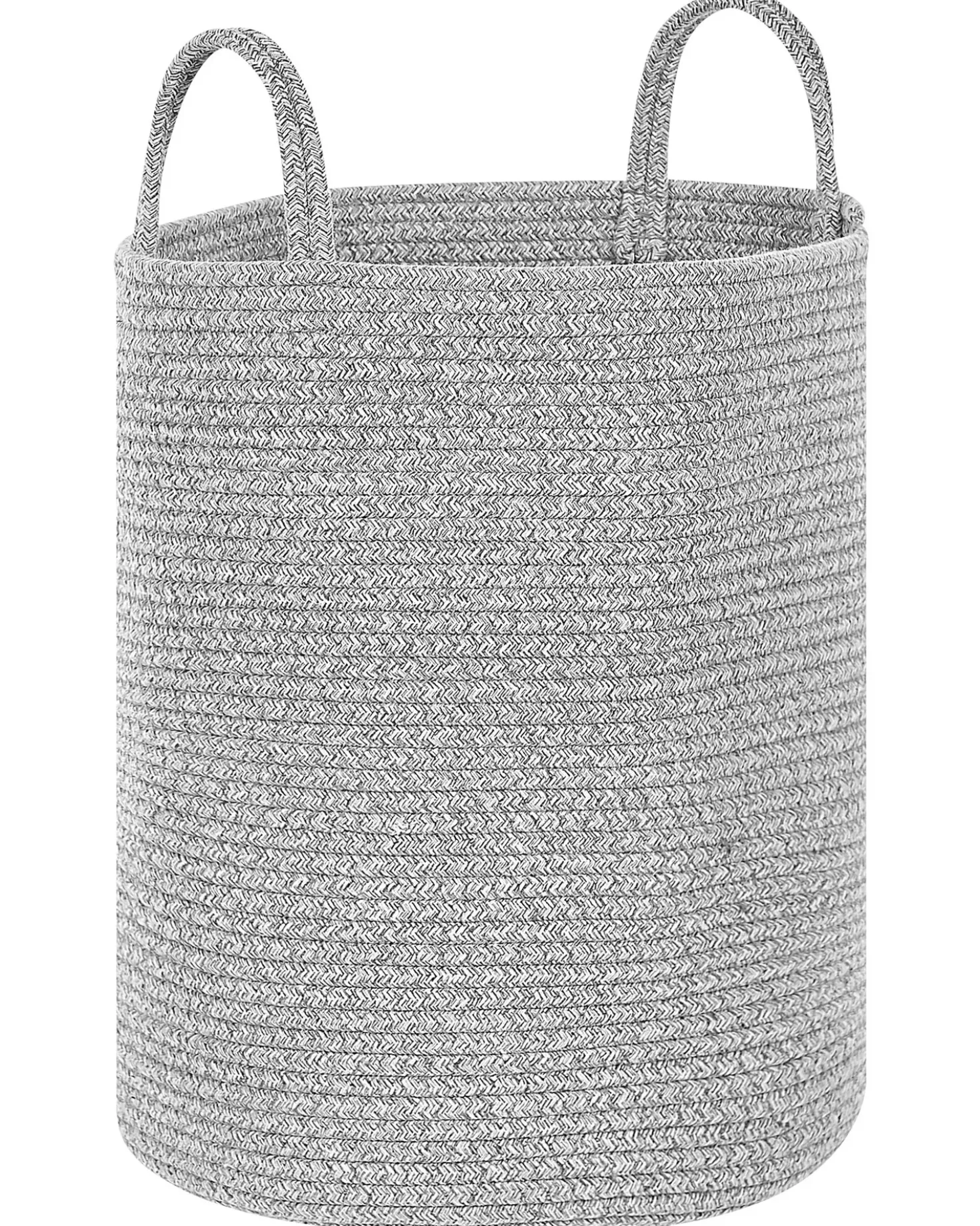 Set di 2 cestini SARYK Cotone Grigio
