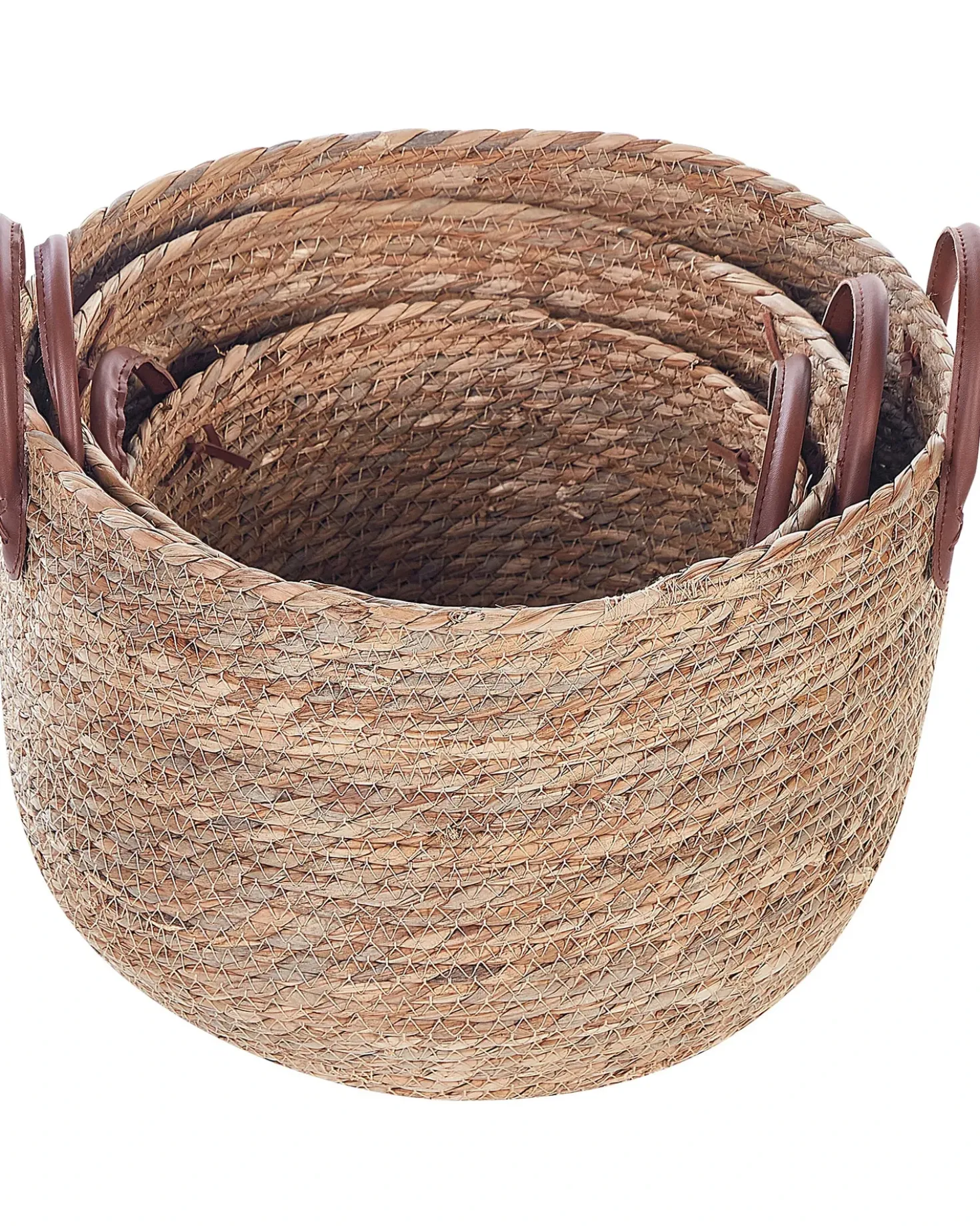 Set di 3 cestini SAYJAR Alghe marine Naturale
