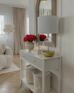 Set di 2 cestini SILOPI Cotone Bianco sporco