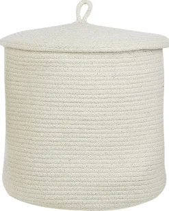 Set di 2 cestini SILOPI Cotone Bianco sporco