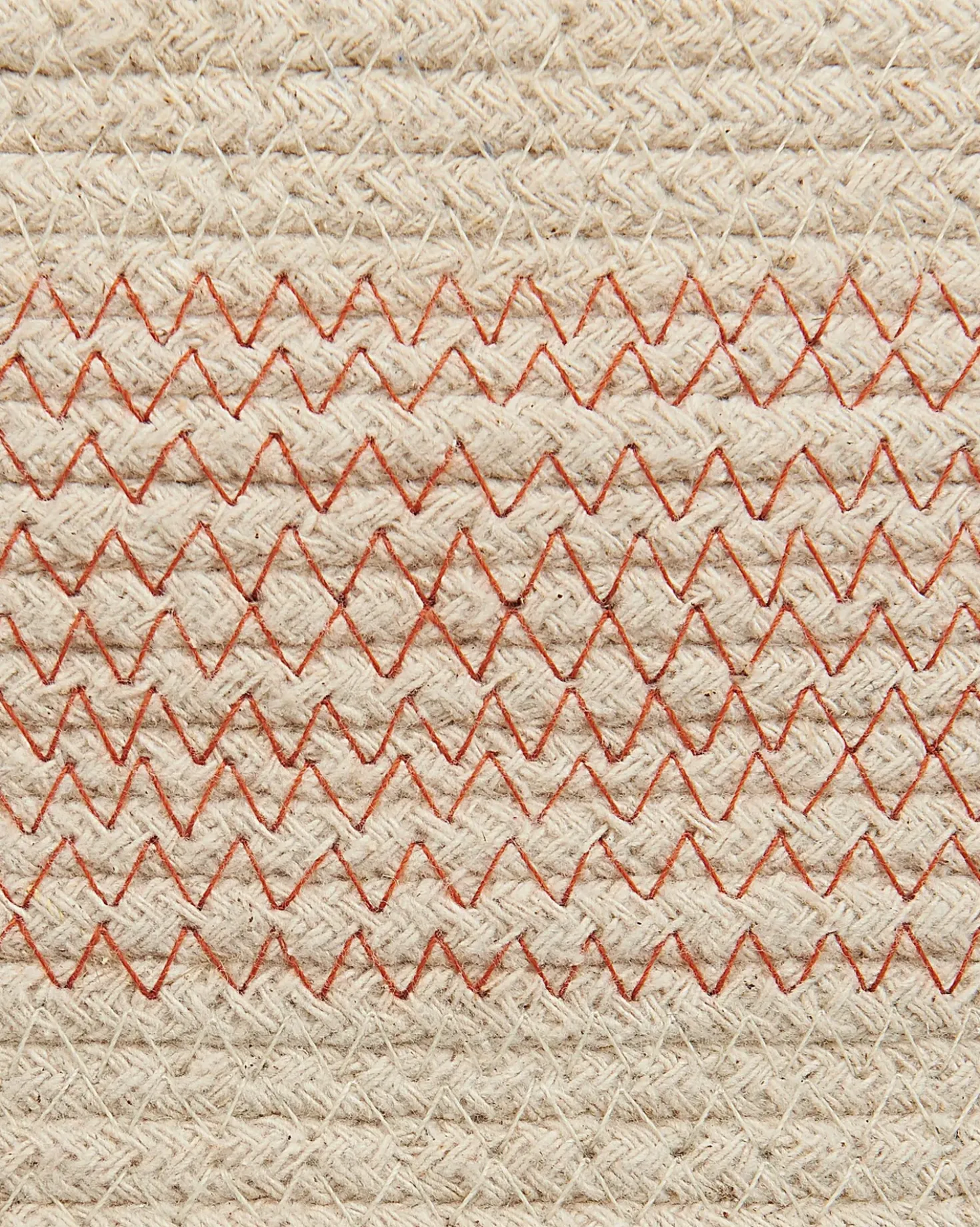 Set di 2 cestini SILOPI Cotone Beige chiaro
