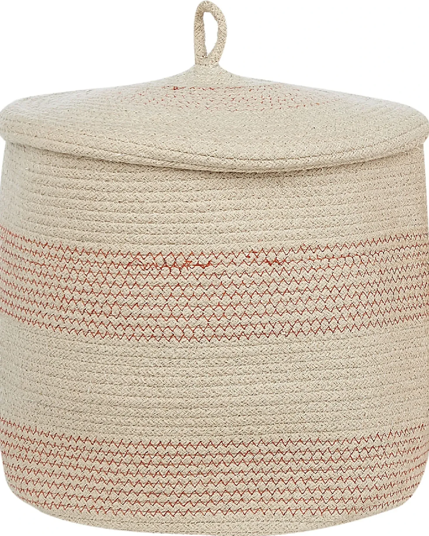 Set di 2 cestini SILOPI Cotone Beige chiaro