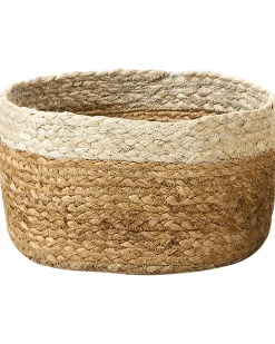 Set di 3 cestini TAJORI Iuta Naturale