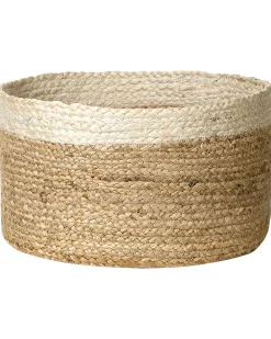 Set di 3 cestini TAJORI Iuta Naturale
