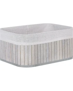 Set di 5 cestini TALPE Bambù Grigio