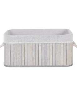 Set di 5 cestini TALPE Bambù Grigio