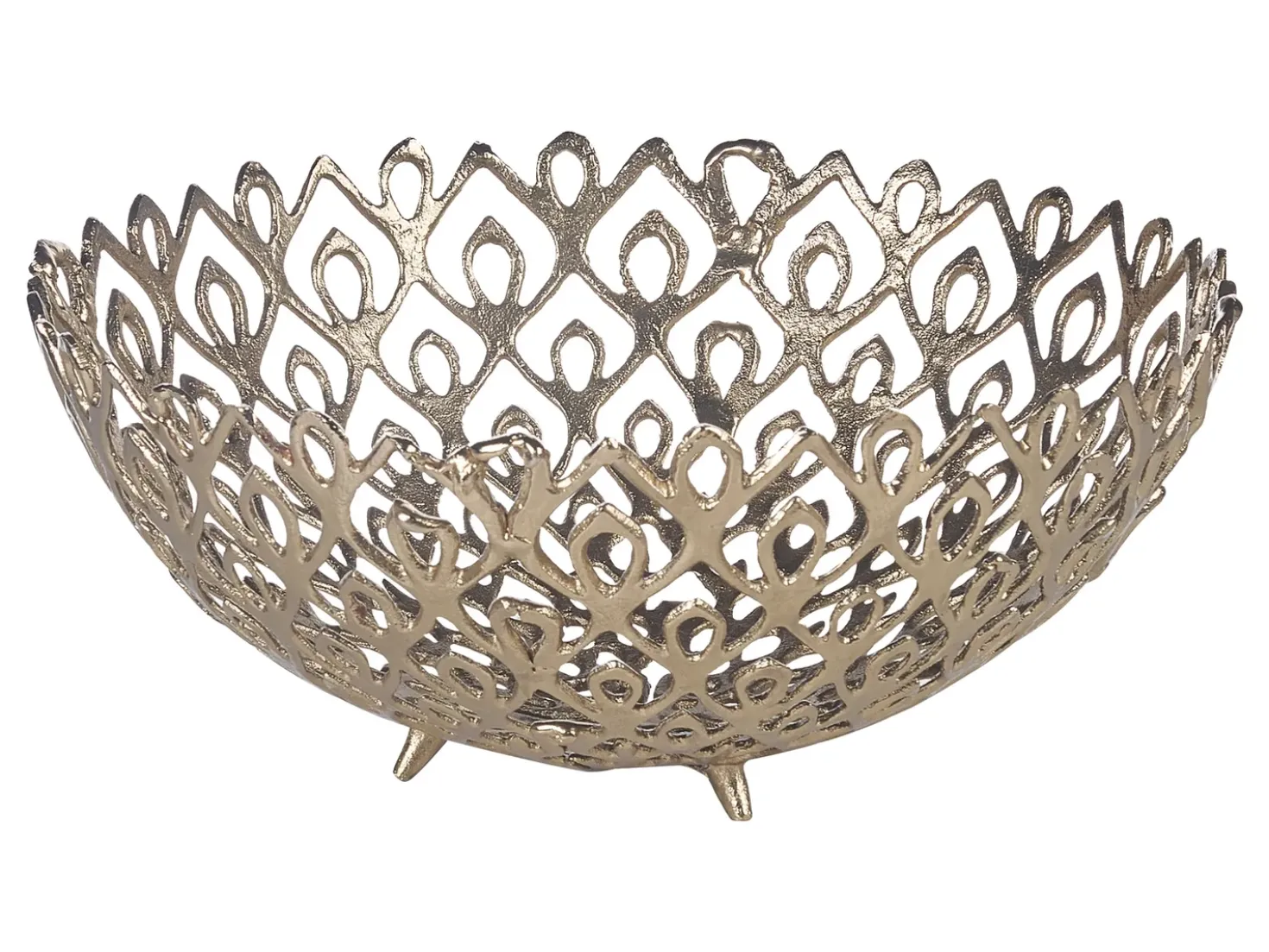 Set di 2 ciotole decorative GROGOL Metallo Oro