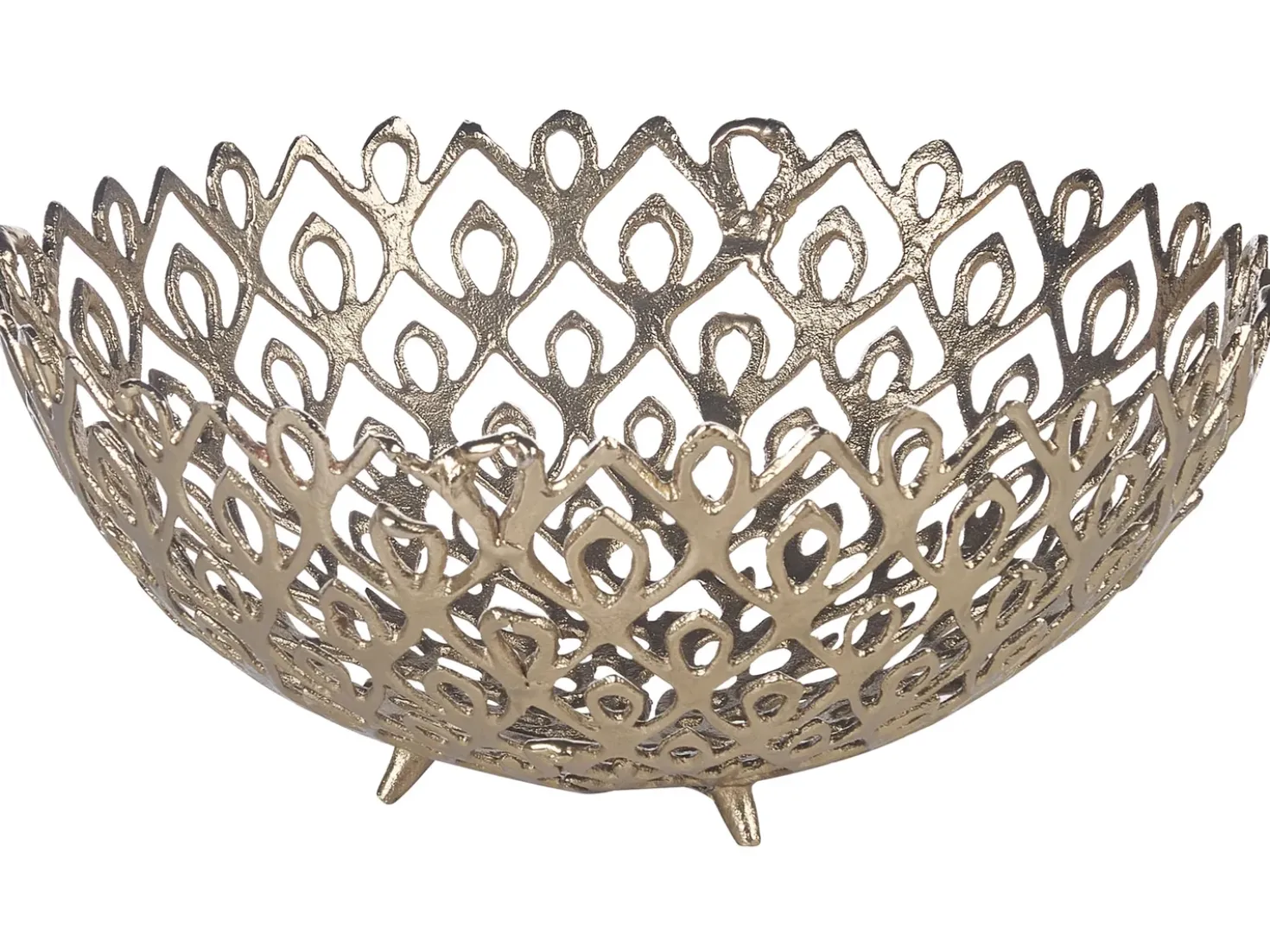 Set di 2 ciotole decorative GROGOL Metallo Oro