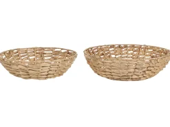 Set di 2 ciotole decorative DALAT Vimini Naturale