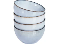 Set di 4 ciotole JUNIPER Gres porcellanato Azzurro