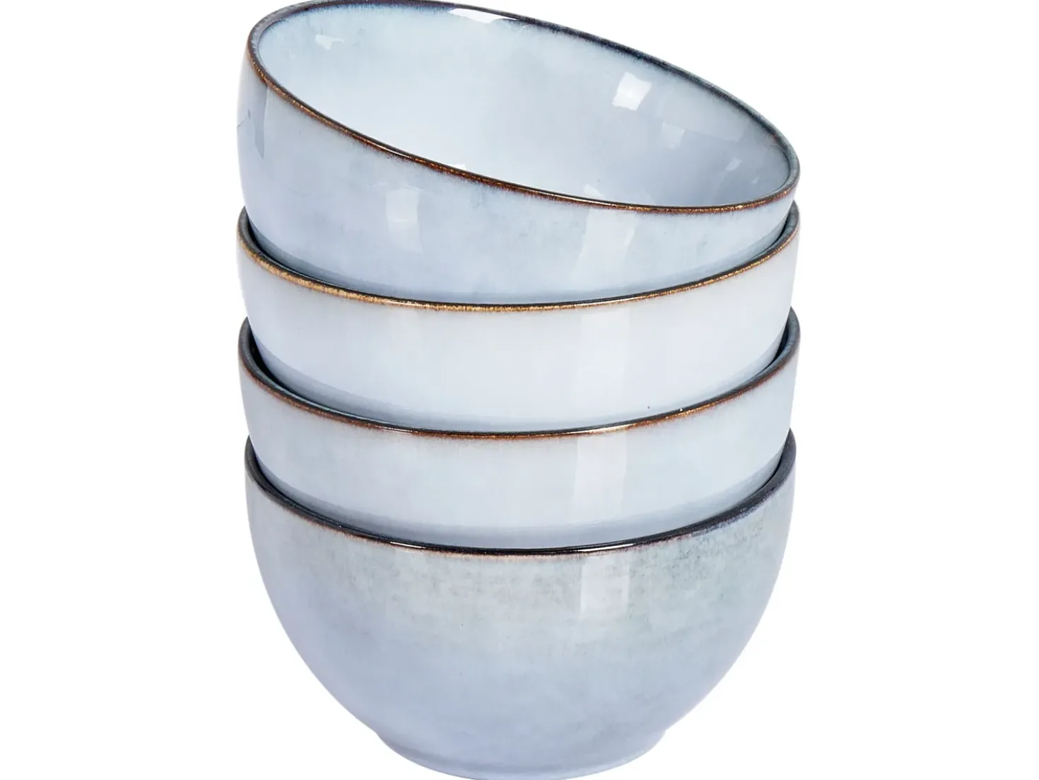 Set di 4 ciotole JUNIPER Gres porcellanato Azzurro