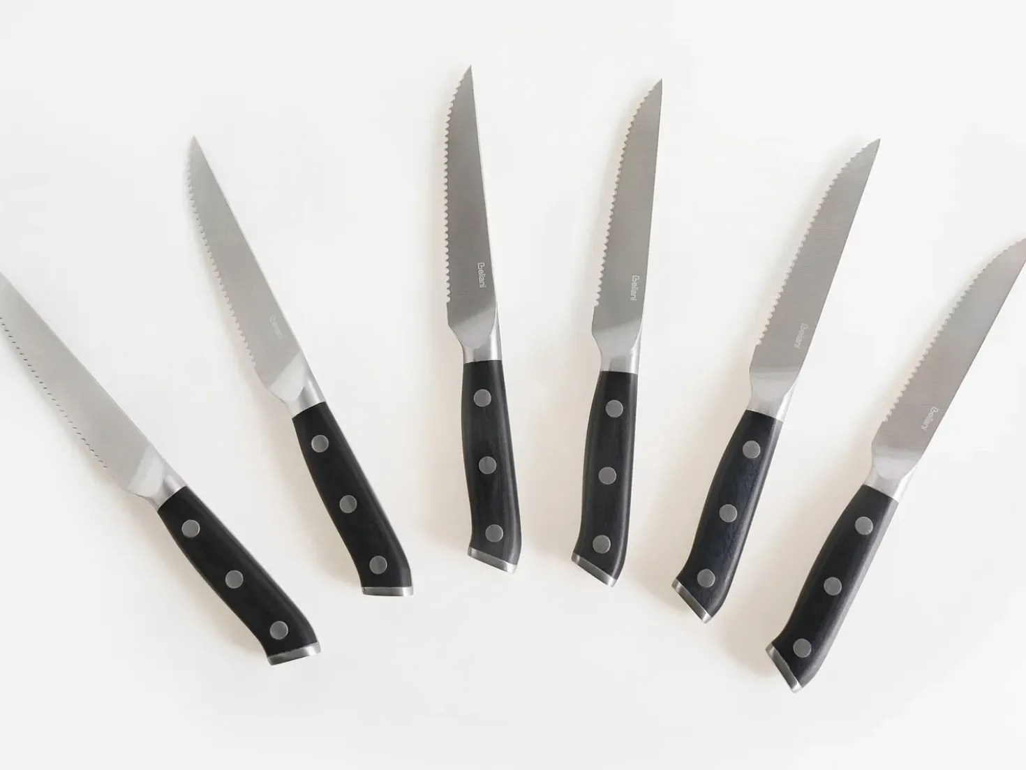 Set di 6 coltelli da bistecca TOYAMA Nero