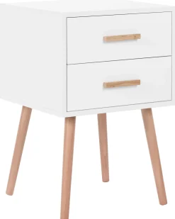 Set di 2 comodini ALABAMA Bianco