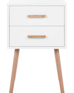 Set di 2 comodini ALABAMA Bianco