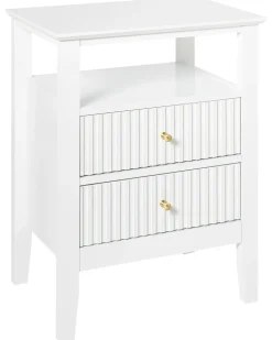 Set di 2 comodini ASSISI Bianco