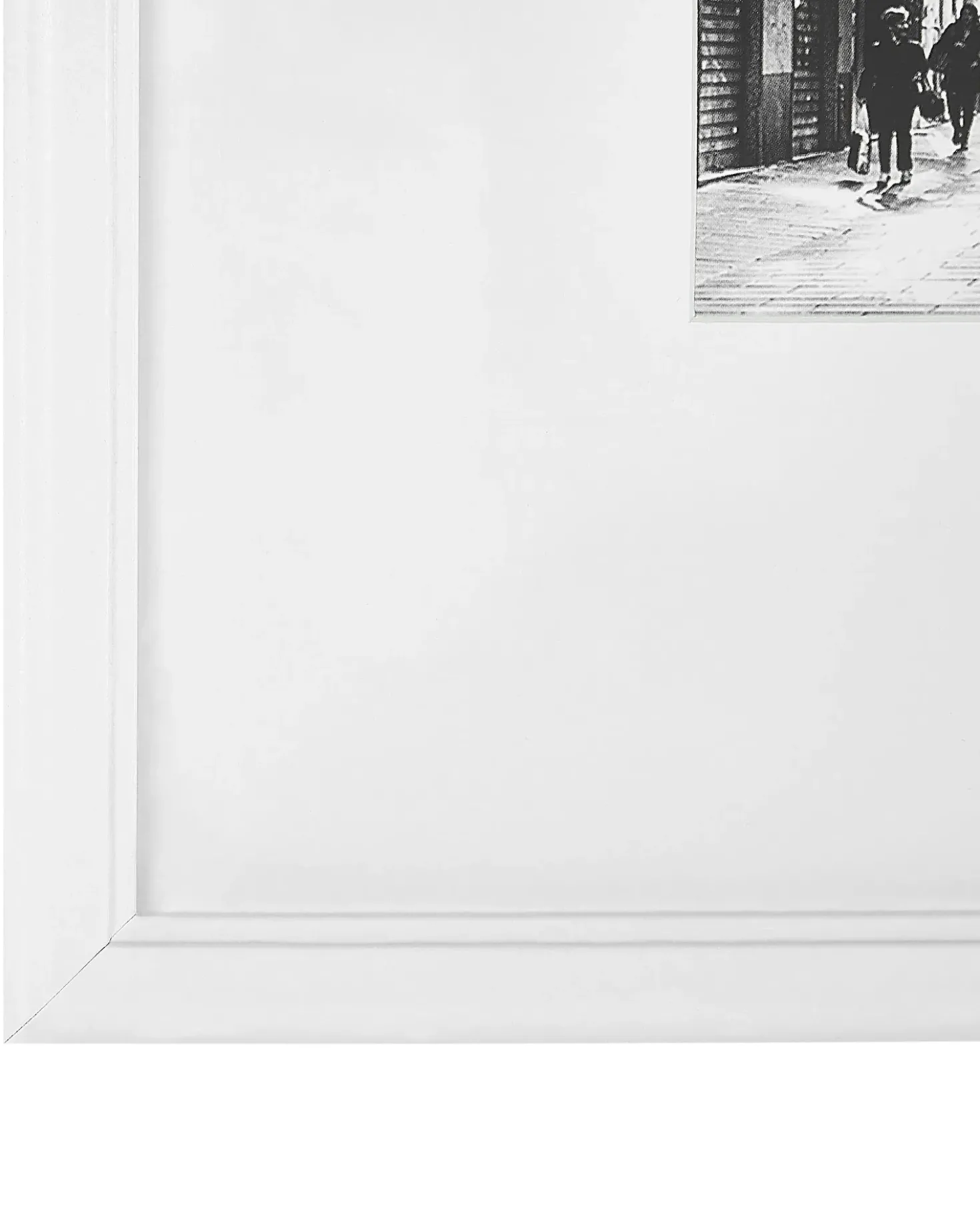 Set di 7 cornici per foto ZINARE Motivo urbano Bianco