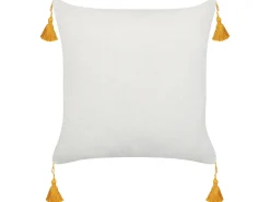 Set di 2 cuscini ABUTILON 45 x 45 cm Beige Trama floreale