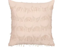 Set di 2 cuscini AGASTACHE 45 x 45 cm Rosa Trama geometrica