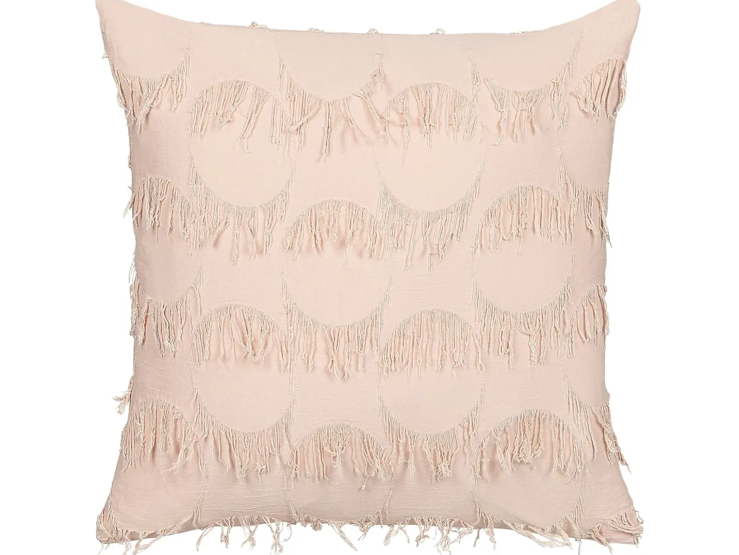 Set di 2 cuscini AGASTACHE 45 x 45 cm Rosa Trama geometrica