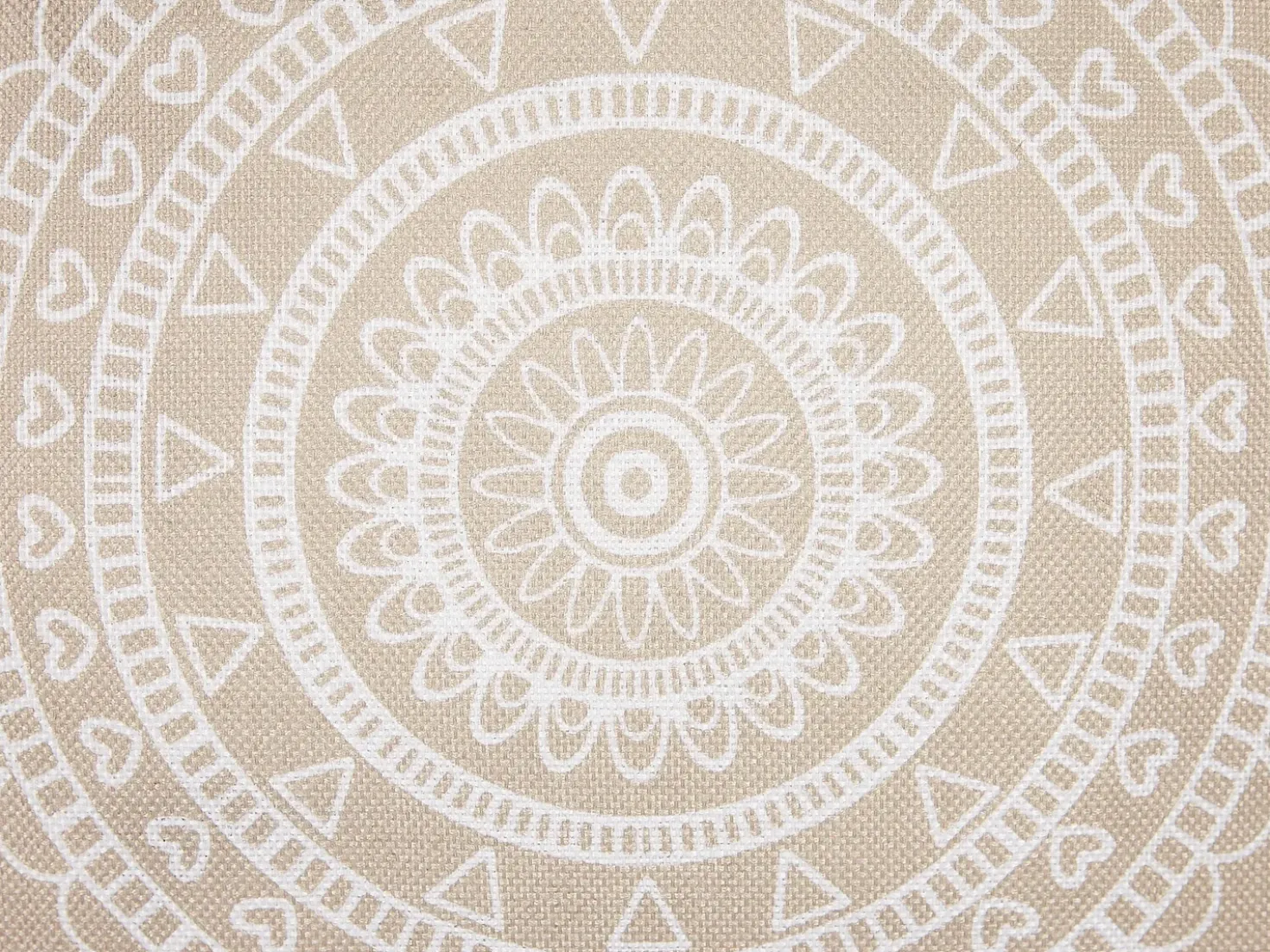 Set di 2 cuscini AGRIMONY 45 x 45 cm Beige Trama orientale