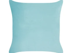 Set di 2 cuscini ALLIUM Velluto 45 x 45 cm Blu A strisce