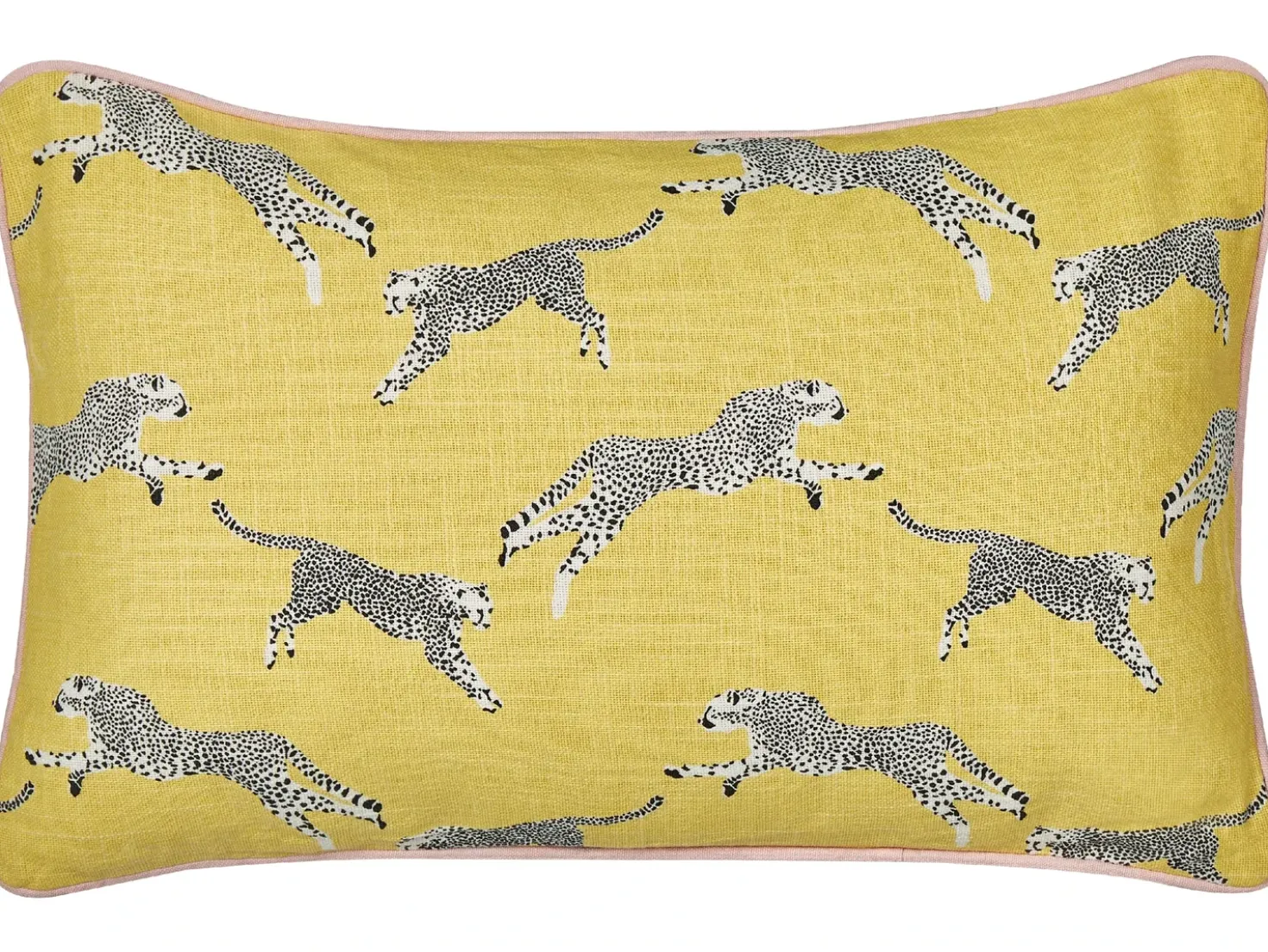 Set di 2 cuscini ARALES Cotone 30 x 50 cm Giallo
