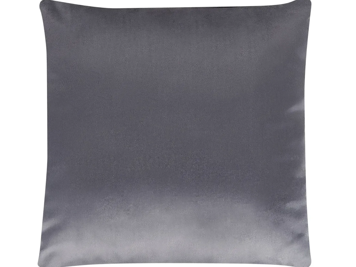 Set di 2 cuscini ASPIDISTRA Velluto 45 x 45 cm Grigio Trama geometrica