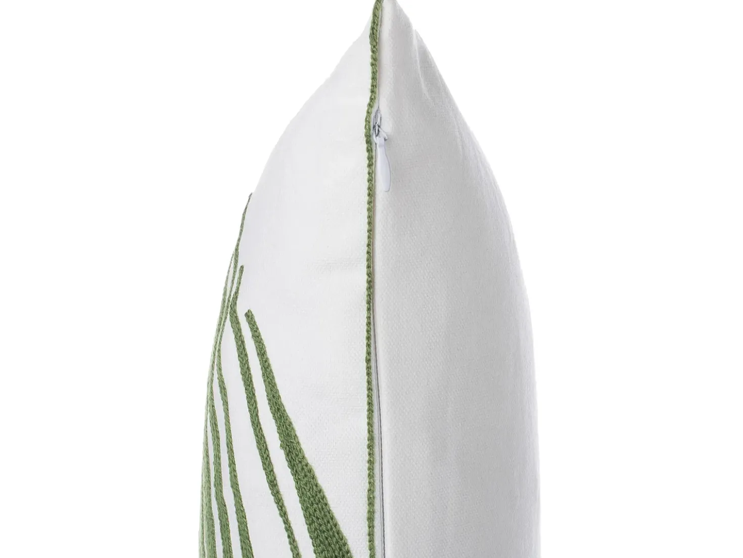 Set di 2 cuscini AZAMI Cotone 45 x 45 cm Verde scuro Trama di piante