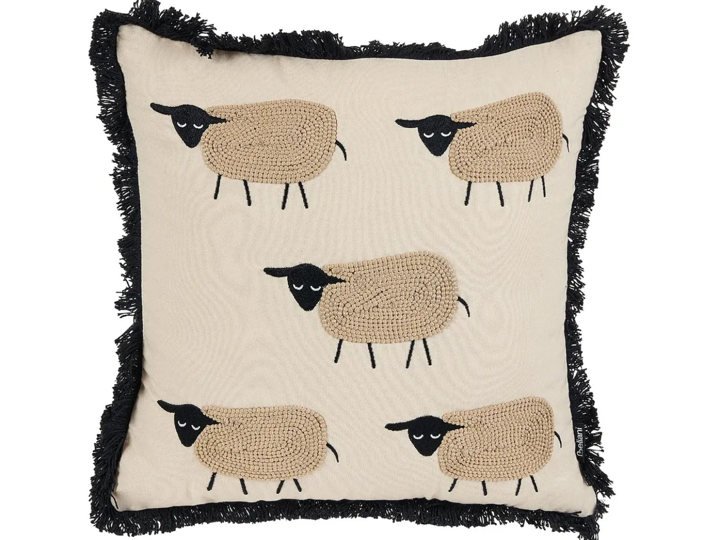 Set di 2 cuscini BANNU Bouclé 45 x 45 cm Beige