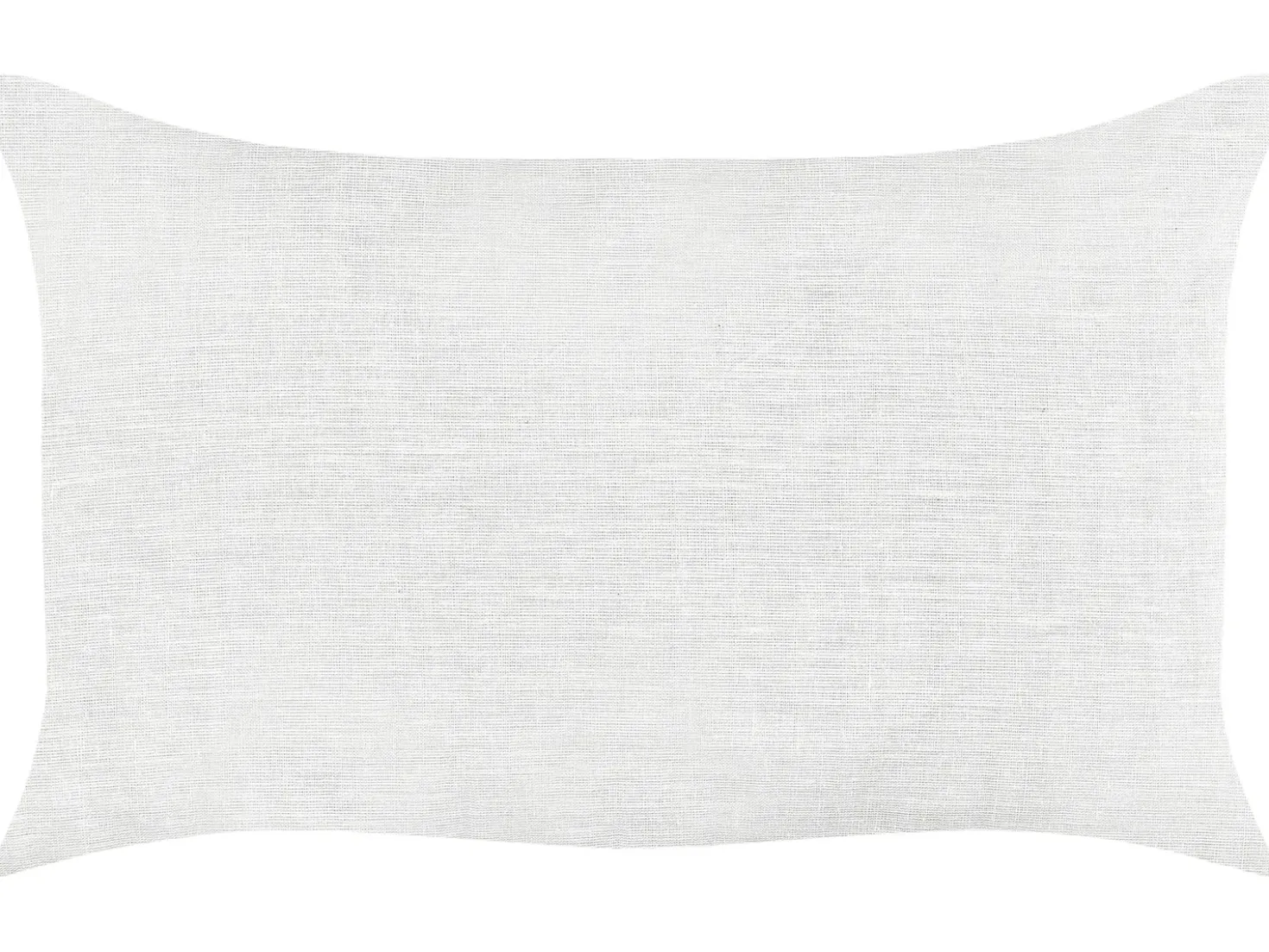 Set di 2 cuscini BANORI Lino 30 x 50 cm Bianco Tinta unita