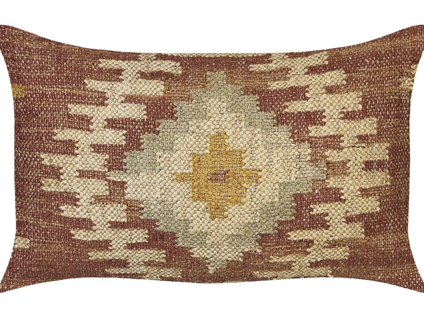 Set di 2 cuscini BEEL Iuta 30 x 50 cm Multicolore Trama orientale