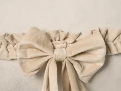 Set di 2 cuscini BELLE Velluto 30 x 50 cm Beige chiaro Tinta unita