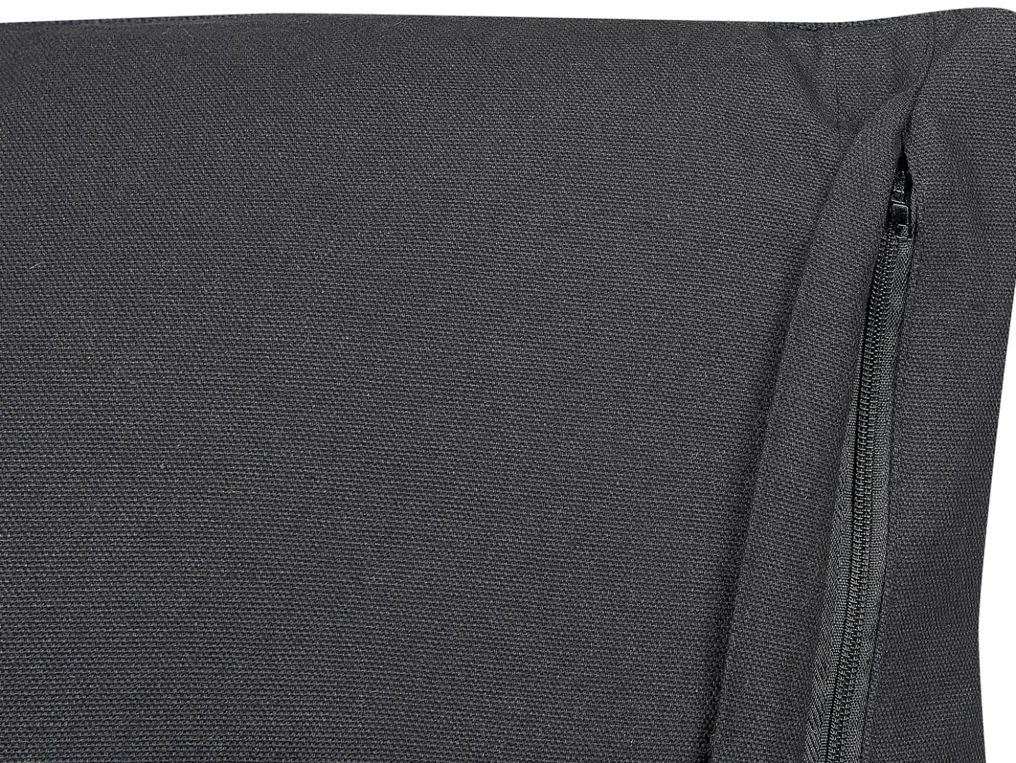 Set di 2 cuscini BENZOIN Cotone 45 x 45 cm Nero Trama geometrica