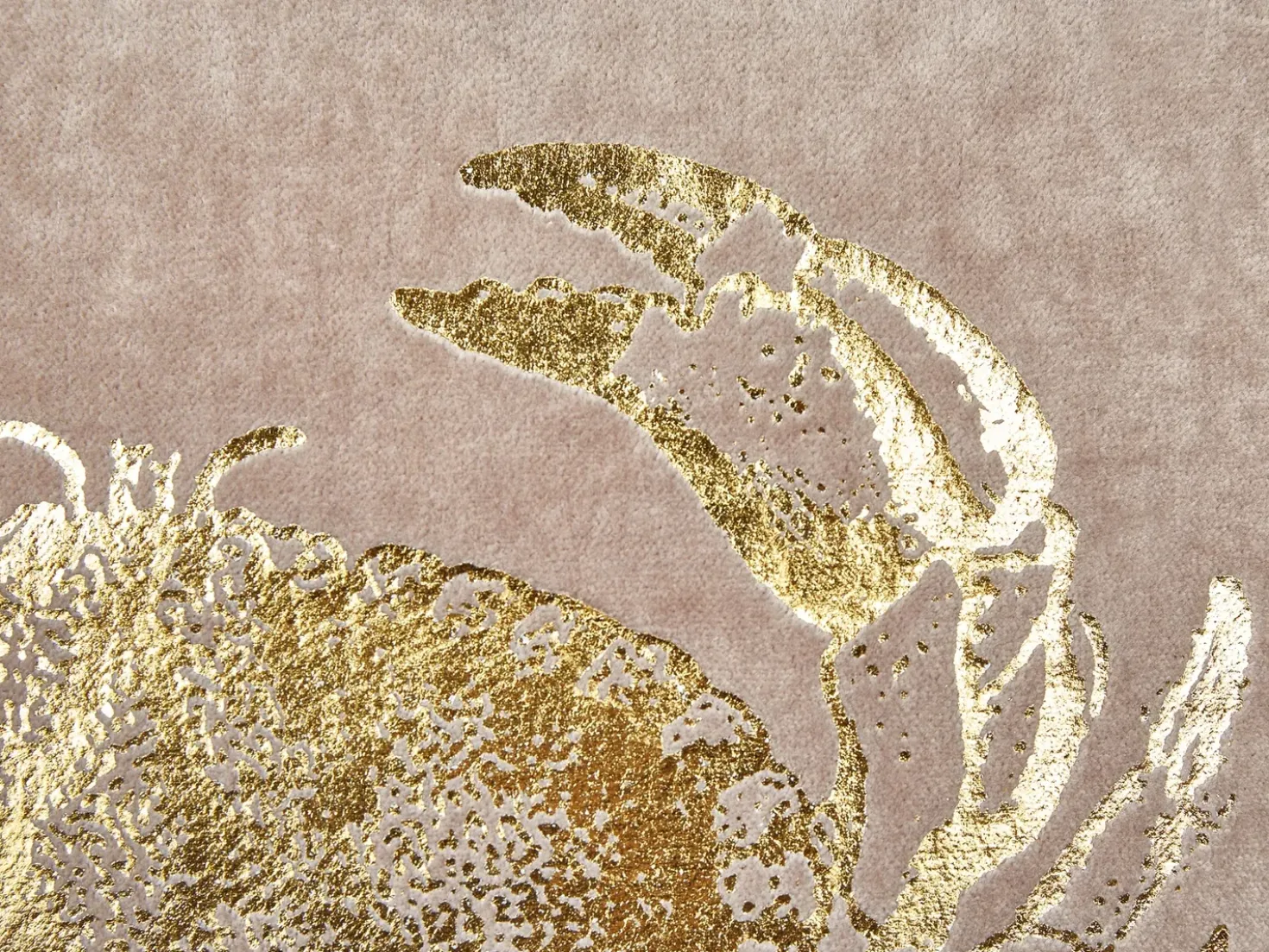 Set di 2 cuscini BOSSIELLA Cotone 45 x 45 cm Tortora Trama animale