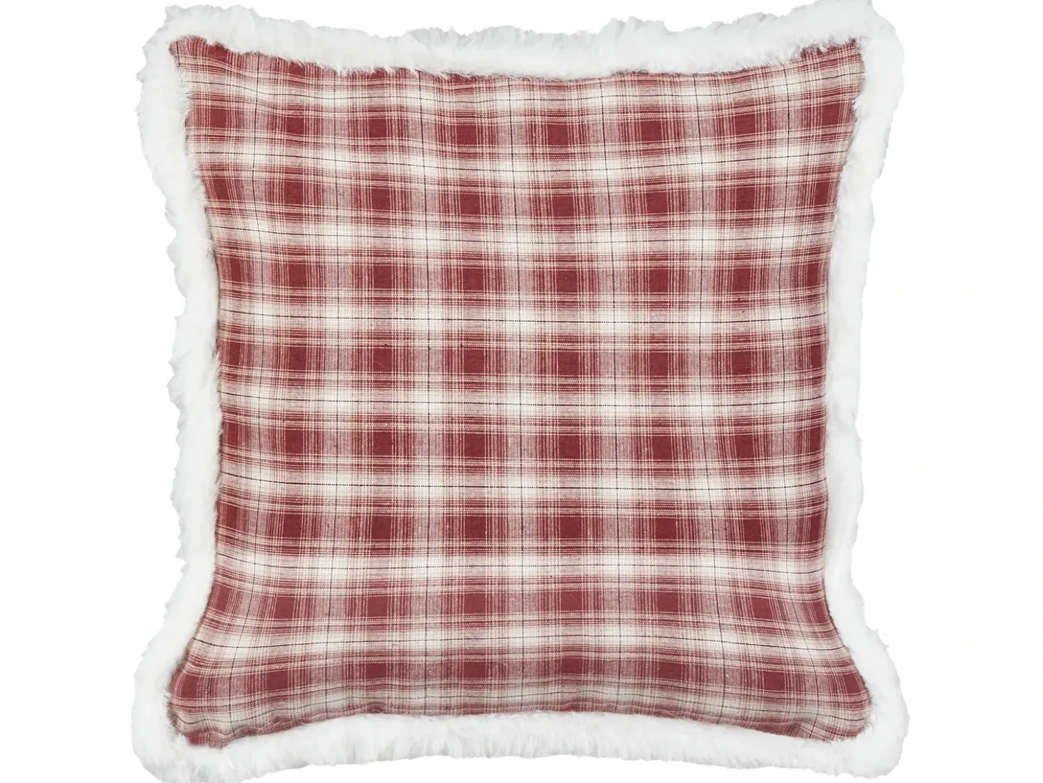 Set di 2 cuscini BROOKIES 45 x 45 cm Rosso scuro Modello natalizio