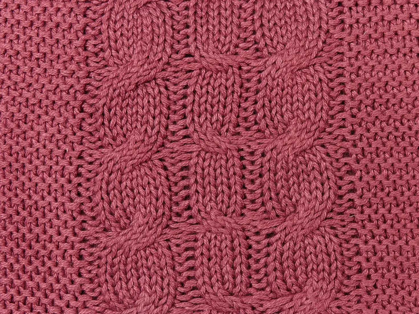 Set di 2 cuscini CADETIA Cotone 45 x 45 cm Bordeaux Tinta unita
